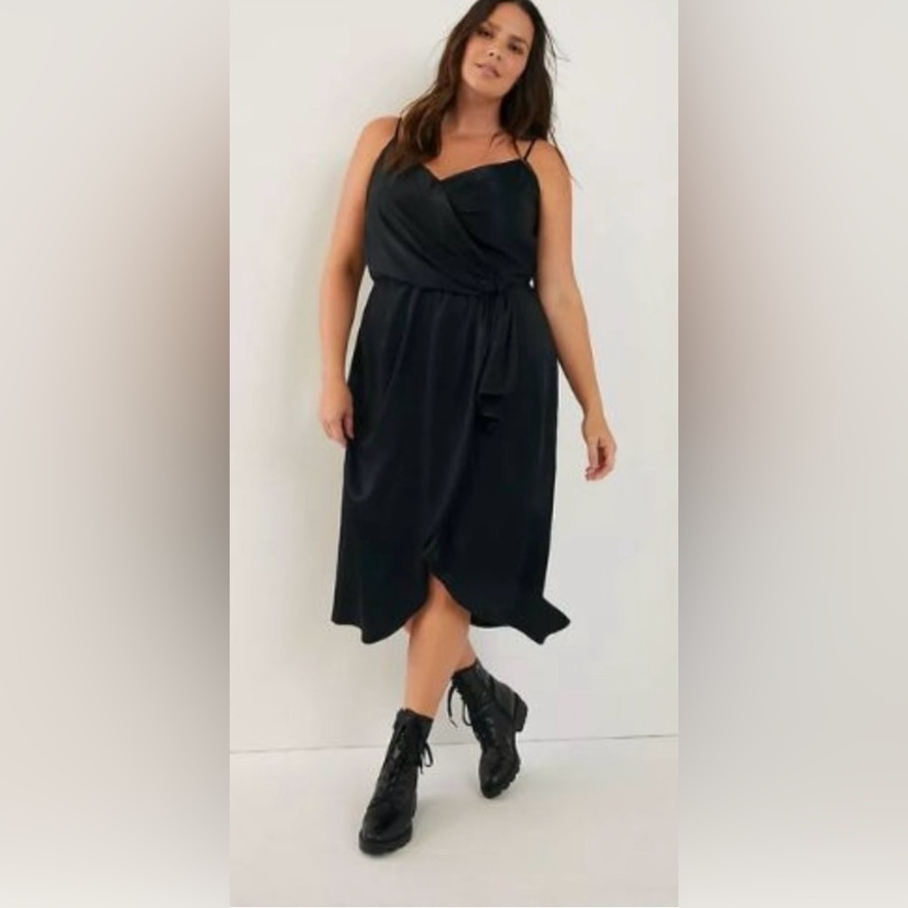 Anthropologie black party dress size 26w